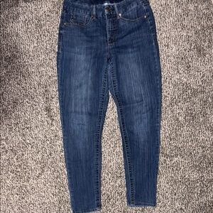 Seven7 High Rise Blue Jeans with Classic Indigo Wash
